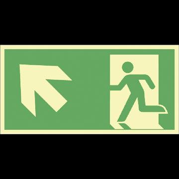 Rescue sign - escape route left upwards - longevity - Swordslife