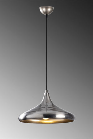 Retro Rustic Model Modern Metal Single Chrome Pendant Lamp Chandelier Cafe - Swordslife