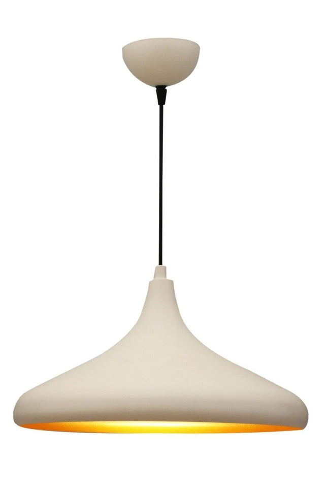 Retro Rustic Model Modern Metal Single Cream Pendant Lamp Chandelier Cafe - Swordslife