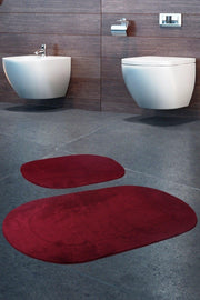 Rixos Plum Set of 2 Bathroom Carpet Mats
