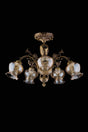 Rose 5 Arm Chandelier Tumbled - Swordslife