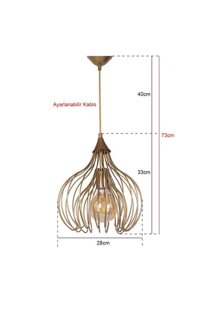 Ruban Gold Chandelier Mtla-46 - Swordslife
