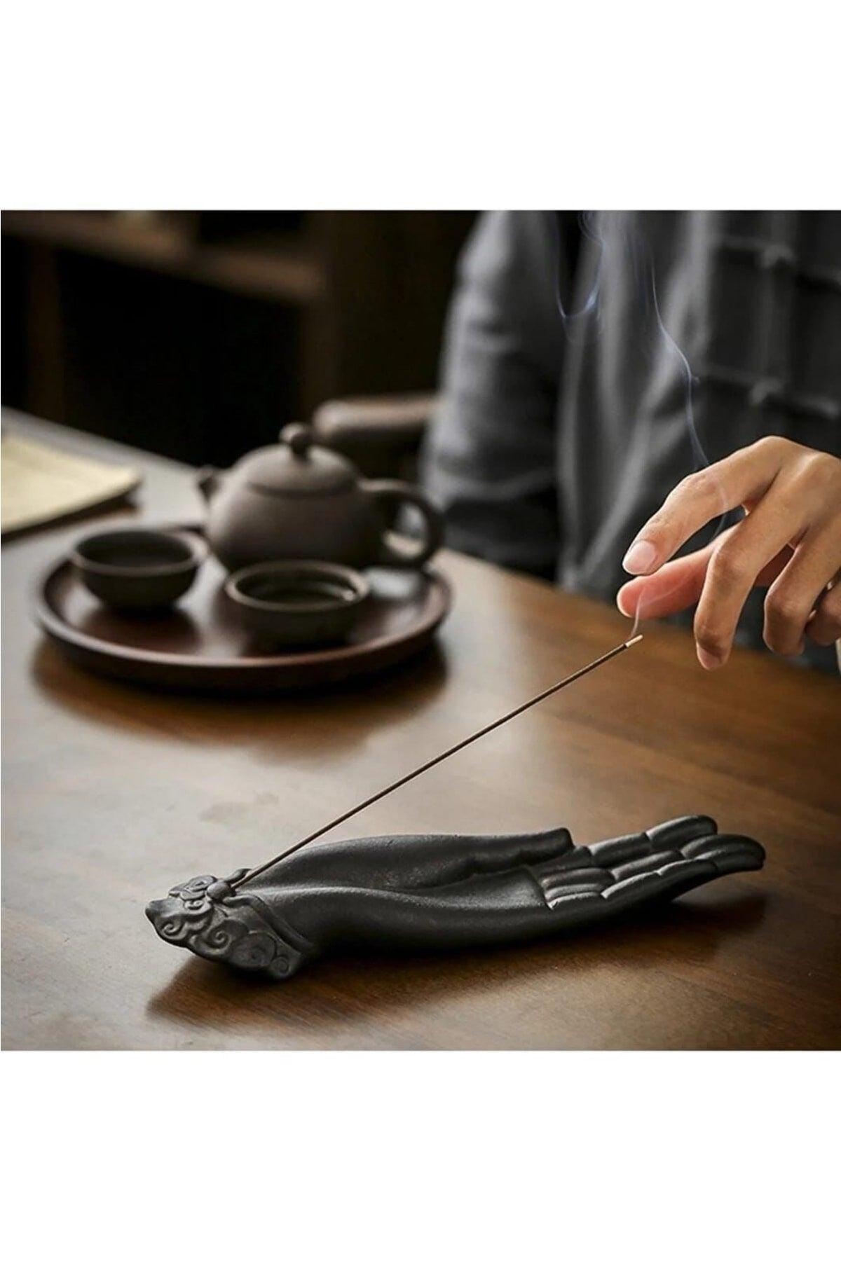 Ruka Stick Incense Holder / Hand Shaped Incense Holder - Swordslife