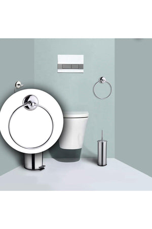 Rundes Handtuch und Dar Lid Papier - Set mit 2 - Badezimmer Zubehör Set - Swordslife