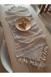Runner Decorative Table Cloth 100% Cotton - Swordslife