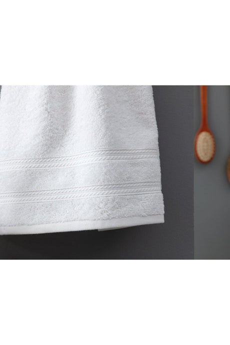 Ryella Dobby Face Towel - White - 50x90 Cm - Swordslife