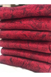 Sabire Cosmetics Claret Red Color Sponge Sofa Sofa Cover Vein Pattern Non-Slip Washable Cover - Swordslife