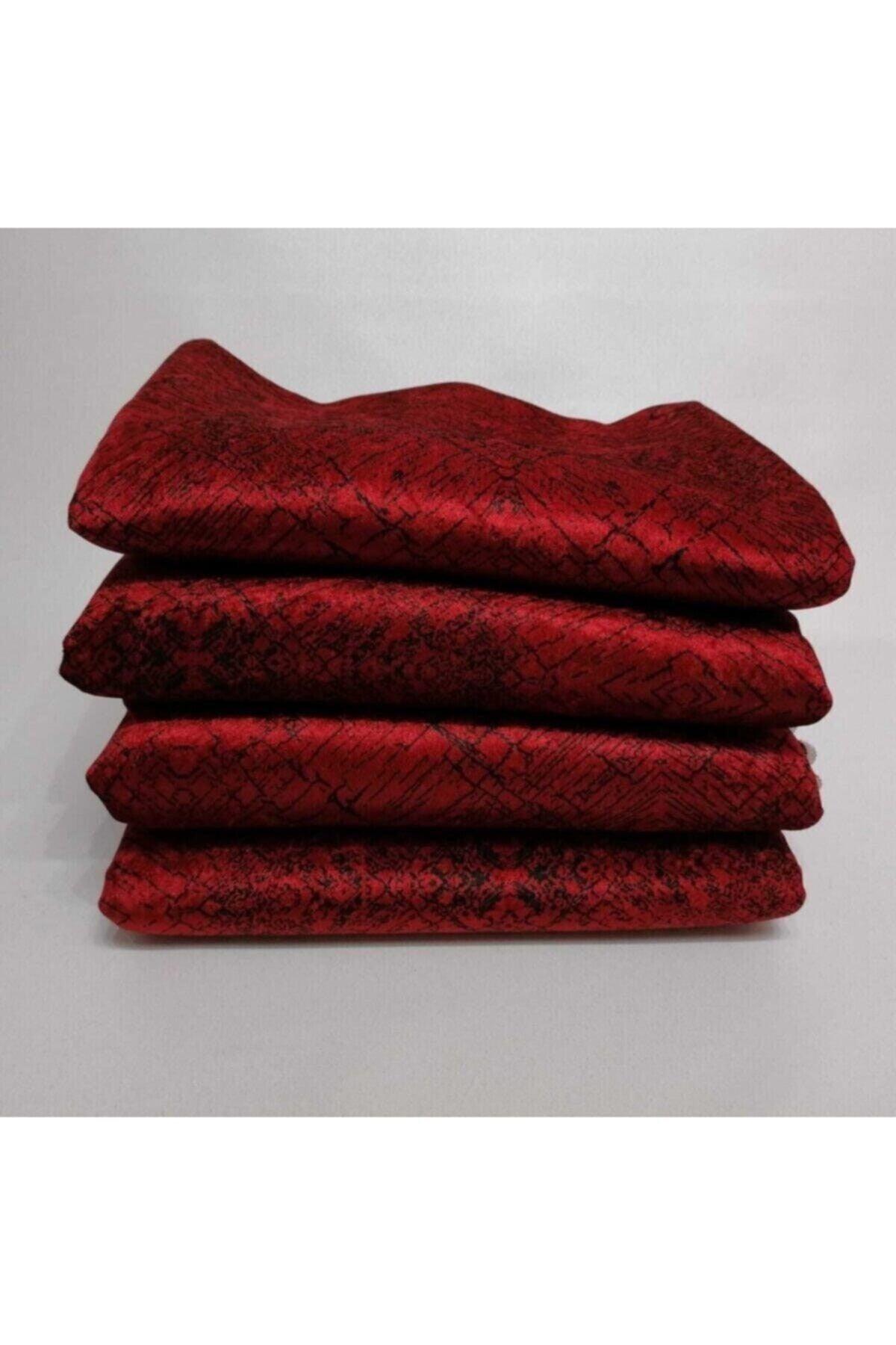 Sabire Cosmetics Claret Red Color Sponge Sofa Sofa Cover Vein Pattern Non-Slip Washable Cover - Swordslife