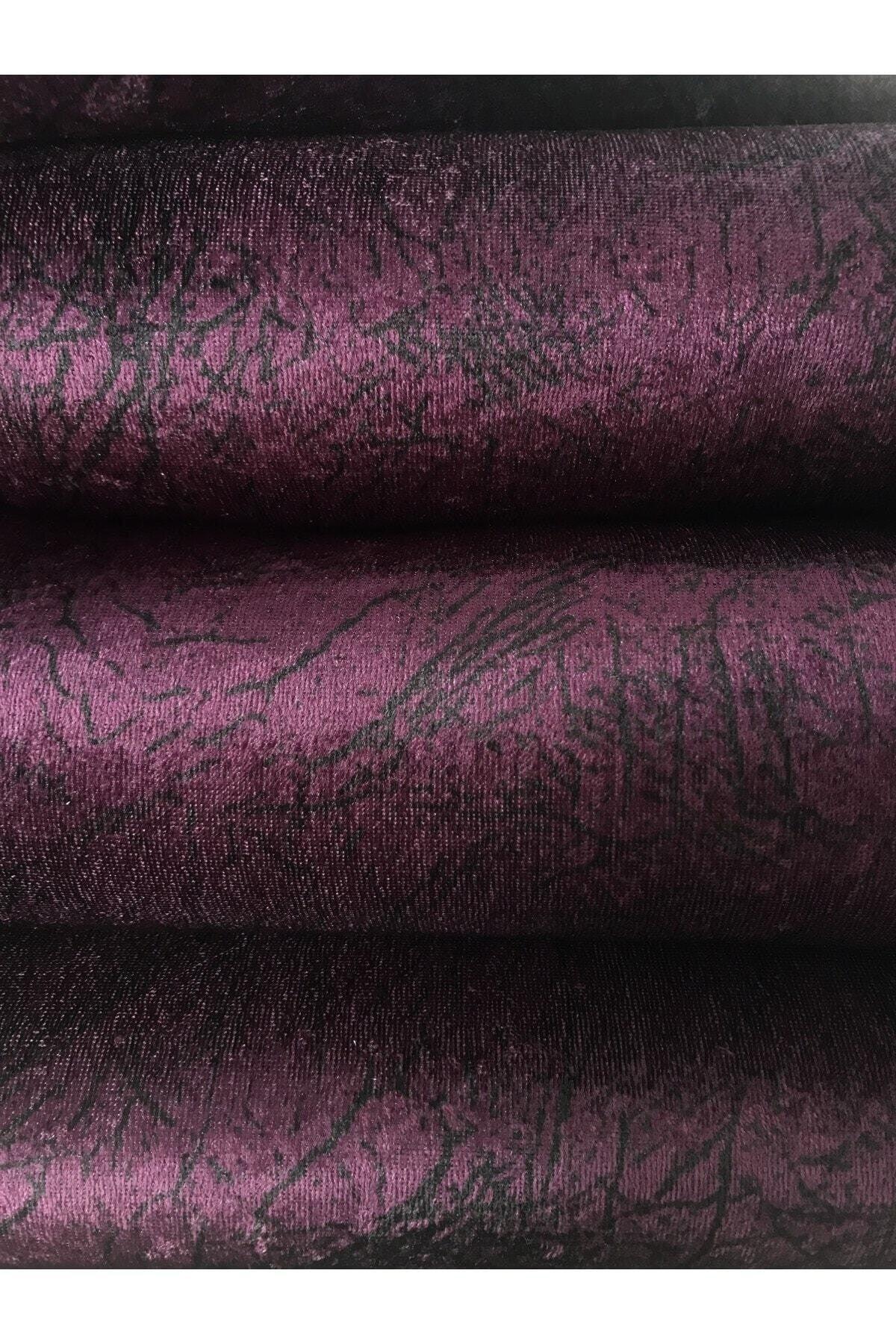 Sabire Cosmetics Purple Color Sponge Sofa Sofa Cover Patterned Non-Slip Washable Cover - Swordslife