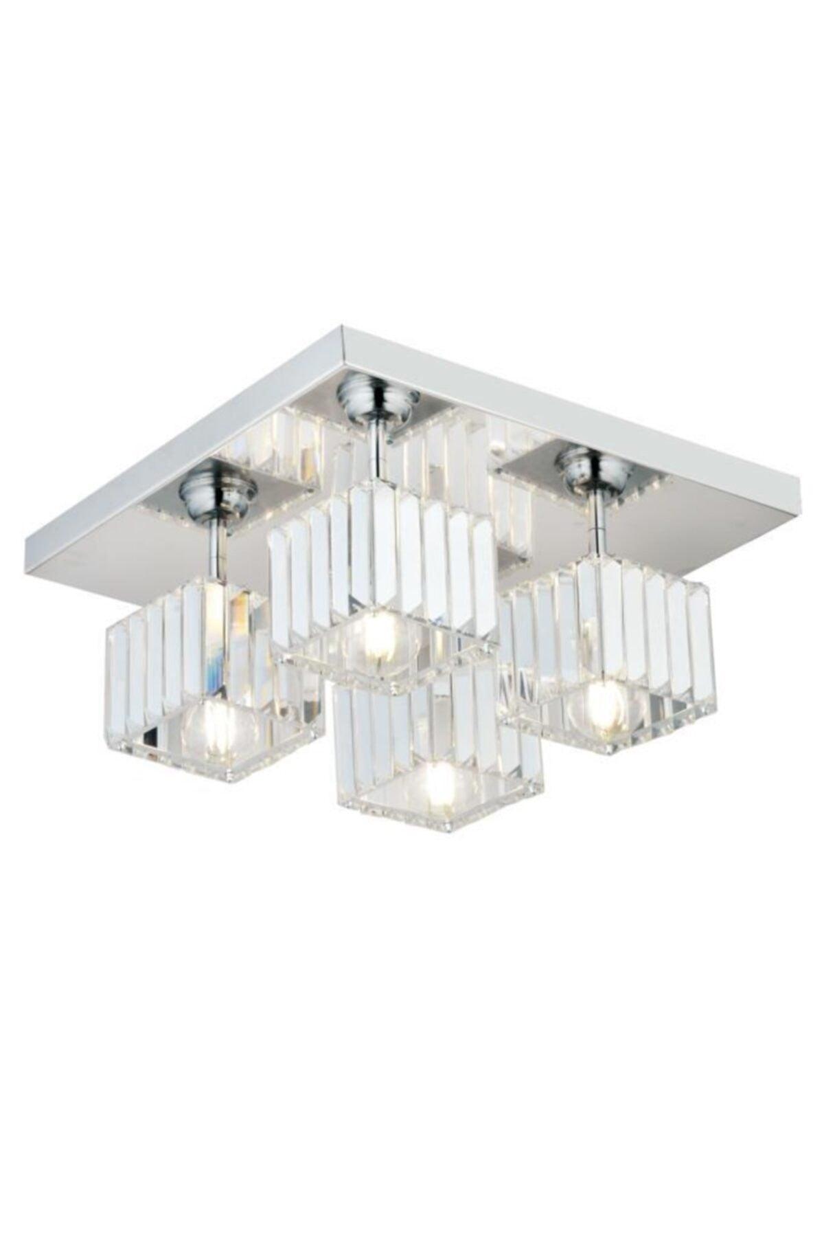 Sabrina 4-Set Chrome K-01 Chandelier - Swordslife