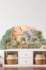 Safari Bohemian Kids Room Wall Sticker - Swordslife