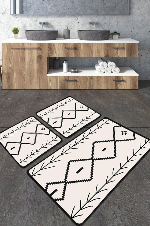 Sagitta Bathroom Carpet Djt Set of 3 - Swordslife