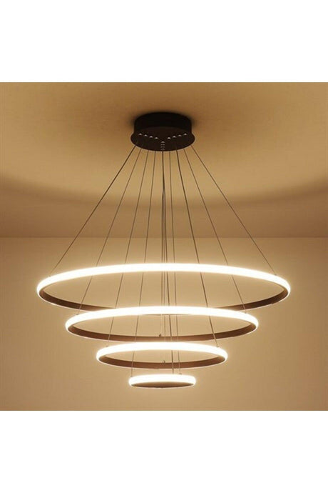 Samsung Led Dreaming Ø100+75+ 50+25cm Outward Light Quadruple Pendant Lamp Led Chandelier - Swordslife