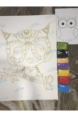 Sand Painting Set Owl