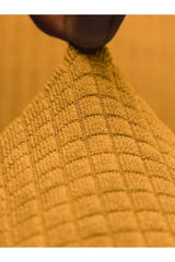 Chair Cover Mustard Color Lycra Washable 1 Piece - Swordslife