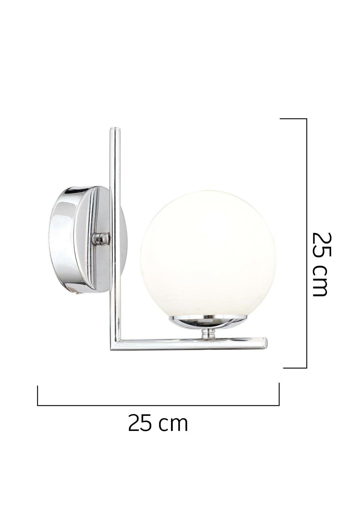 Sara Chrome Plated Wall Lamp Set of 2 Wall Sconces Modern Wall Sconce For Bedroom-Bedhead-Bathroom - Swordslife
