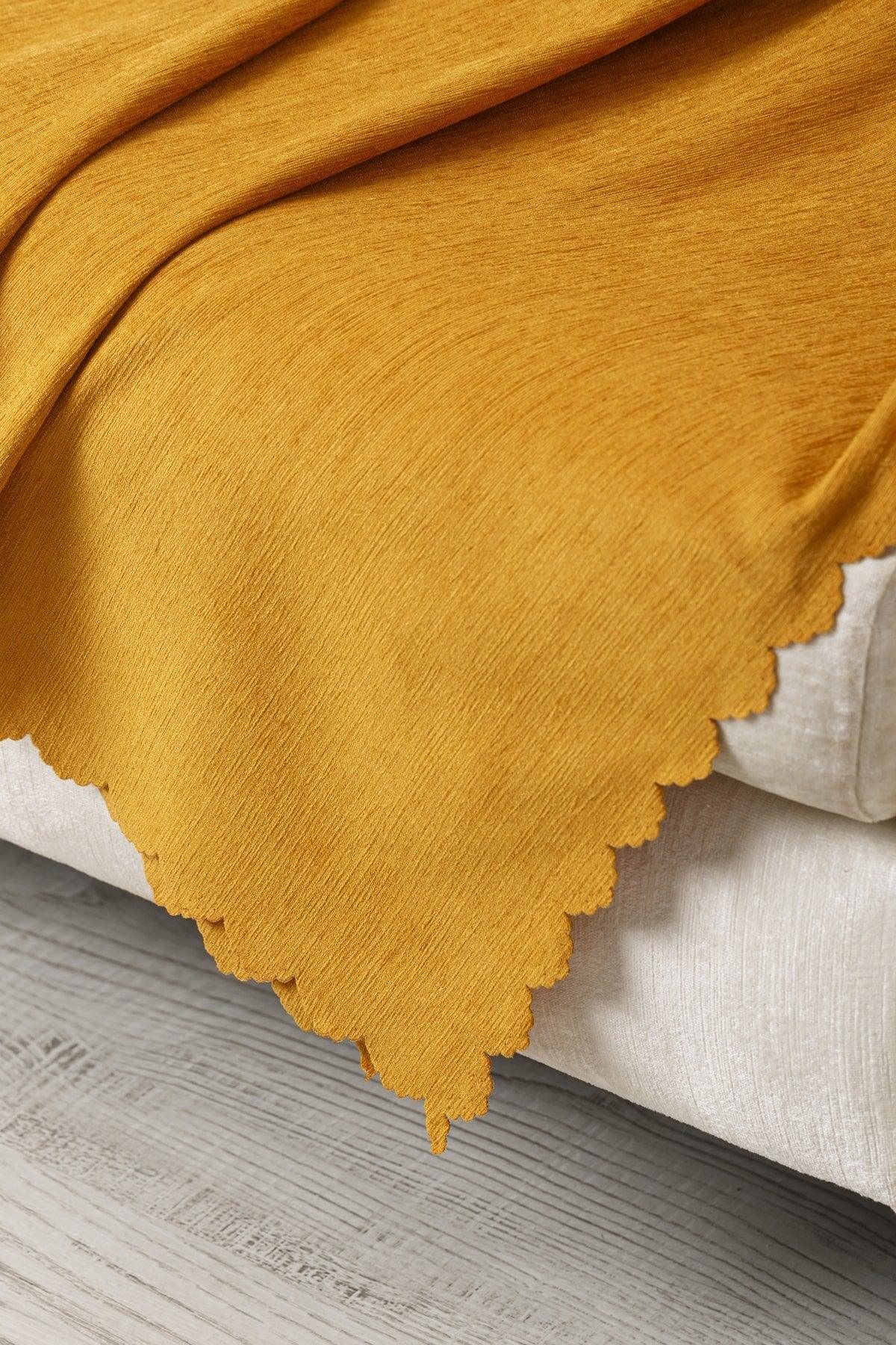 Yellow Oversized Boy Double-sided Sofa Bed Cover Shawl Covering His Arms - Swordslife