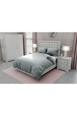 Satin Mint Green Duvet Cover Set