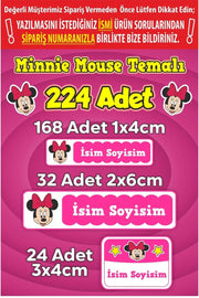 School Nursery Label Pencil Notebook Custom Name