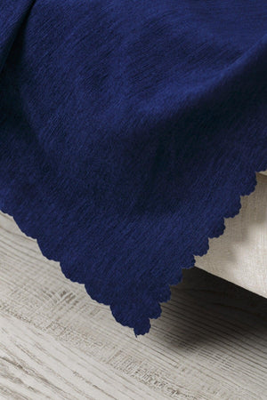 Navy Blue Oversized Couple Covering Their Arms