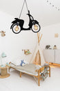 Scooter Motor Bike Chandelier Pendant Lamp Modern Rustic Decorative Lamp Teenager-kids Room - Swordslife