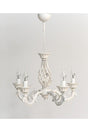 Deniz 5 Arm Cast Cream Chandelier - Swordslife