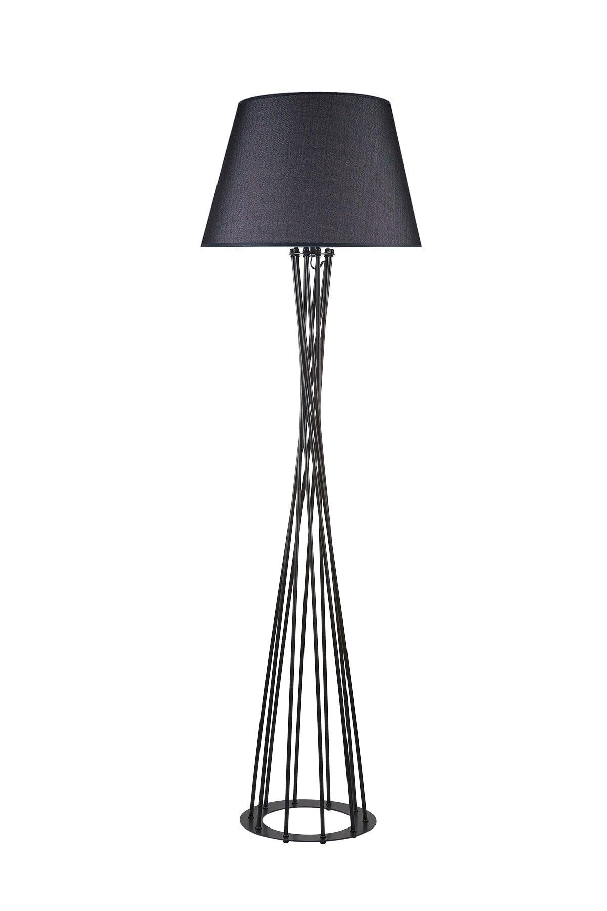 Marine Modern Floor Lamp Black Color Black Lampshade Head Lamp - Swordslife