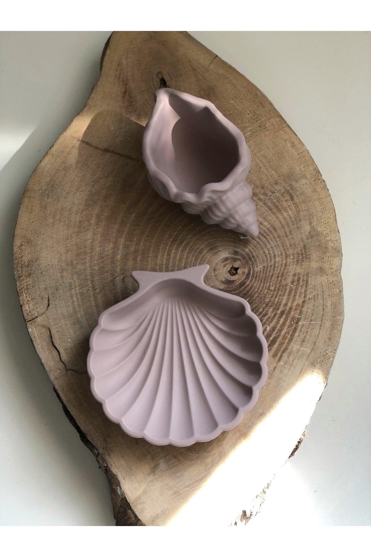 Sea Shell And Oyster Set Dried Rose Color - Swordslife
