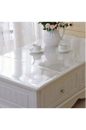 Transparent 1.7 Mm Width 80 Cm Thick Pvc Non-Slip Table Cover Protector - Swordslife