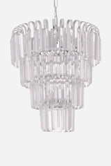 Waterfall 35 Lux 4 Tier White Suspended Chandelier - Çakır Chandelier - Swordslife