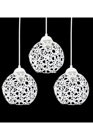 Seljuk Top Motif Star Schmiedeeisen Modell Retro Rustik Sarkıt Kronleuchter - Swordslife