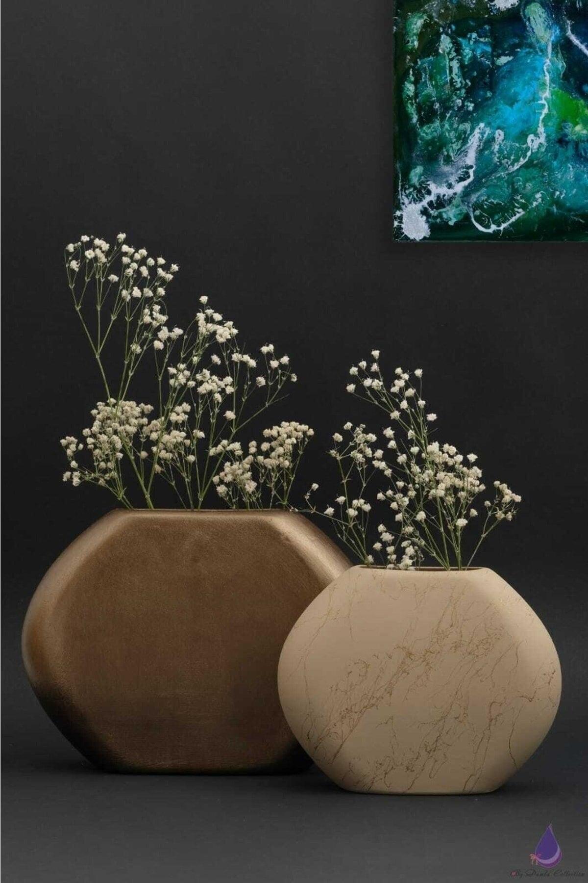 Ceramic Vase Decorative Handmade Ceramic Vase Set of Two - Swordslife