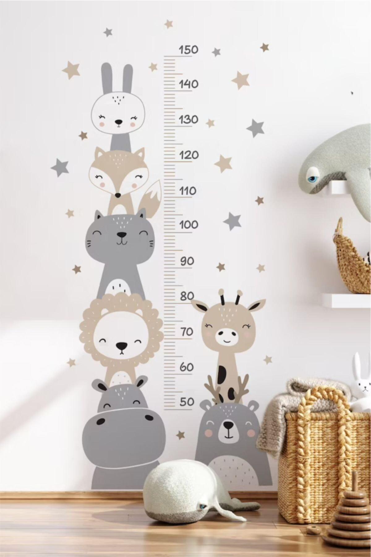 Cute Friends Height Gauge Kids Room Wall Sticker - Swordslife