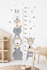 Cute Friends Height Gauge Kids Room Wall Sticker - Swordslife