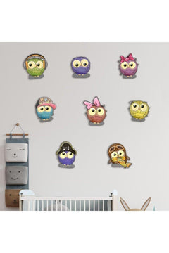 Cute Wooden Owl Figurine Set – Assorted Designs