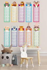 Cute Animals Multiplication Table Sticker - Swordslife