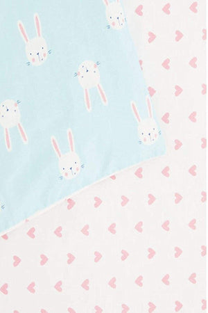 Cute Rabbit Kids Baby Duvet Cover Set 100x150 - Swordslife