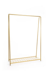 Metal Leg Garment Hanger with Shelf Gold Leg Hanger Clothes Rack with Shelf Clothes Hanger - Swordslife