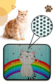 Screened Toilet Front Cat Litter Mat New