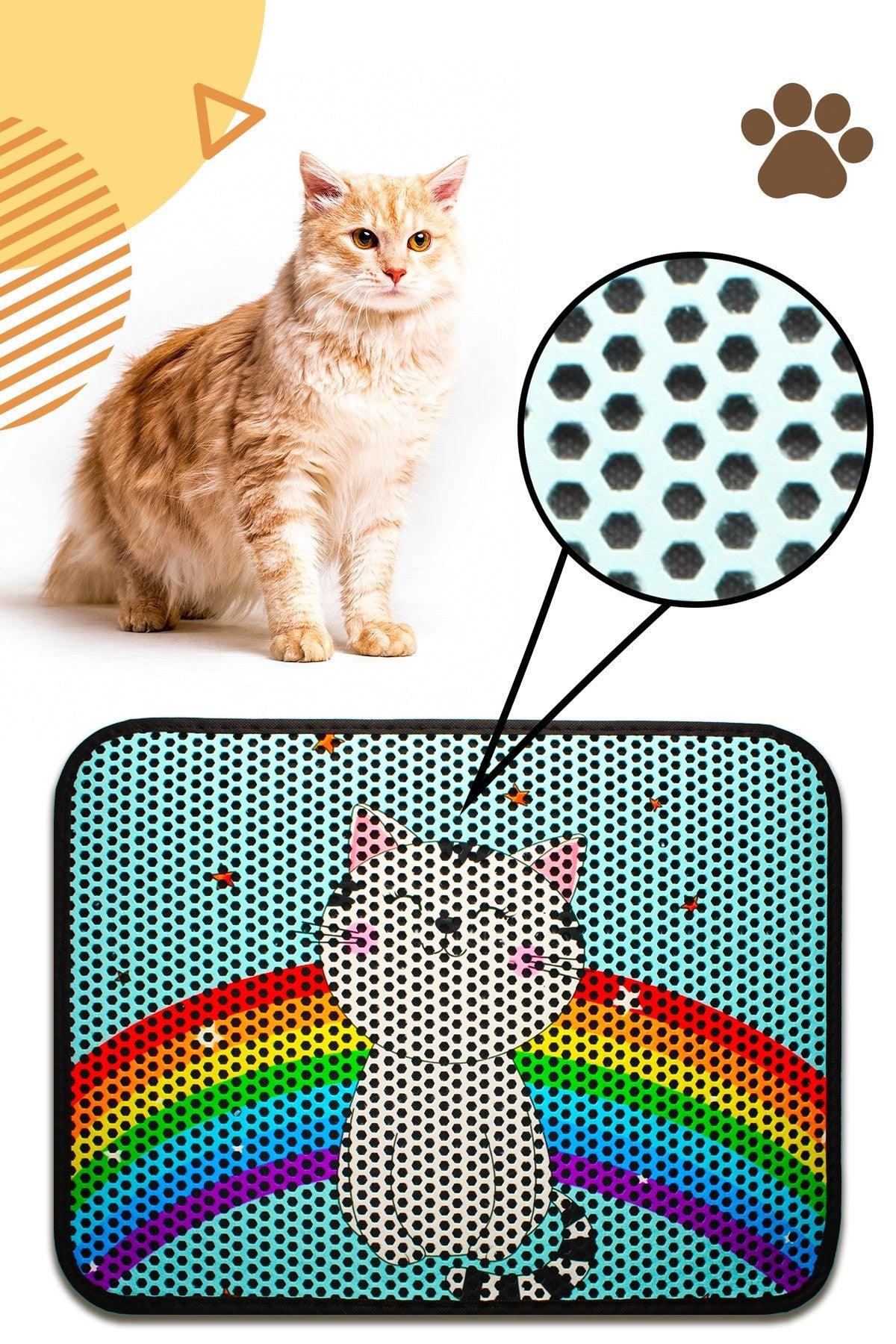 Screened Toilet Front Cat Litter Mat New