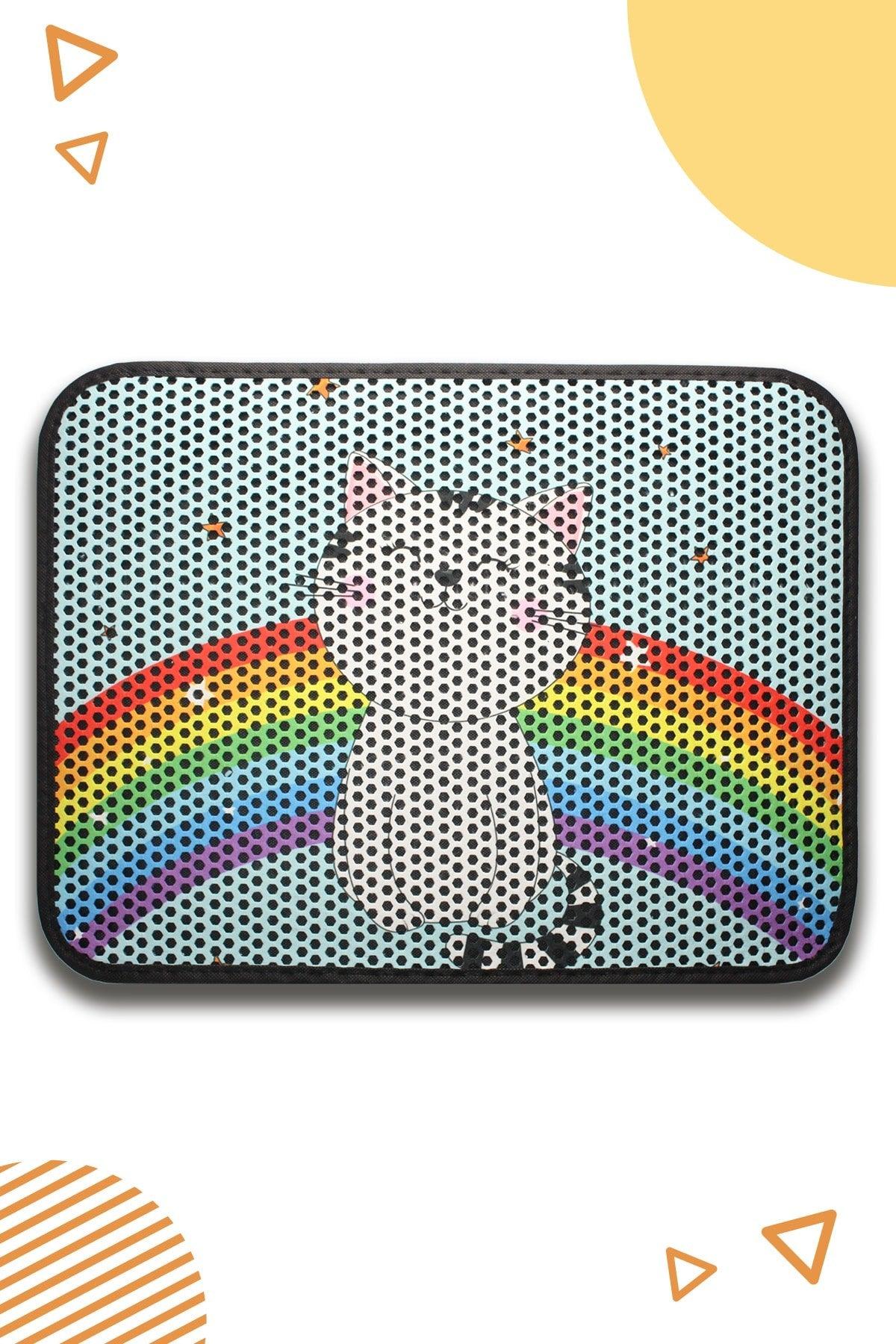 Screened Toilet Front Cat Litter Mat New