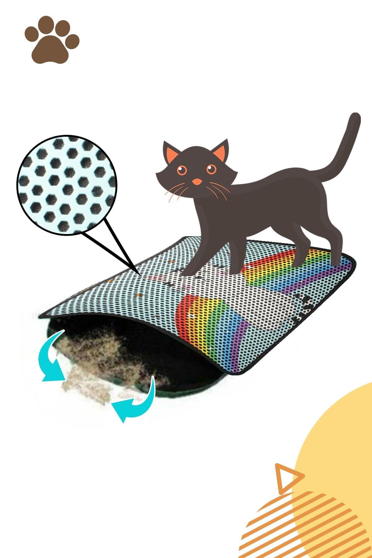 Screened Toilet Front Cat Litter Mat New