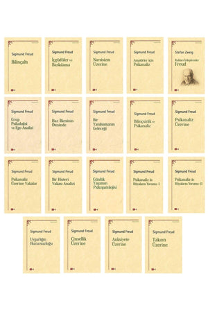 Sigmund Freud Book Set - Psychology - Philosophy - 19 Books - Swordslife