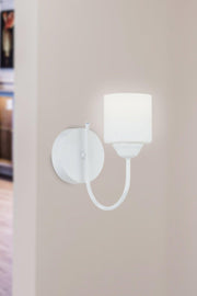 Esila White Painted Wall Lamp Modern Wall Sconce For Bedroom-Bedhead-Bathroom - Swordslife