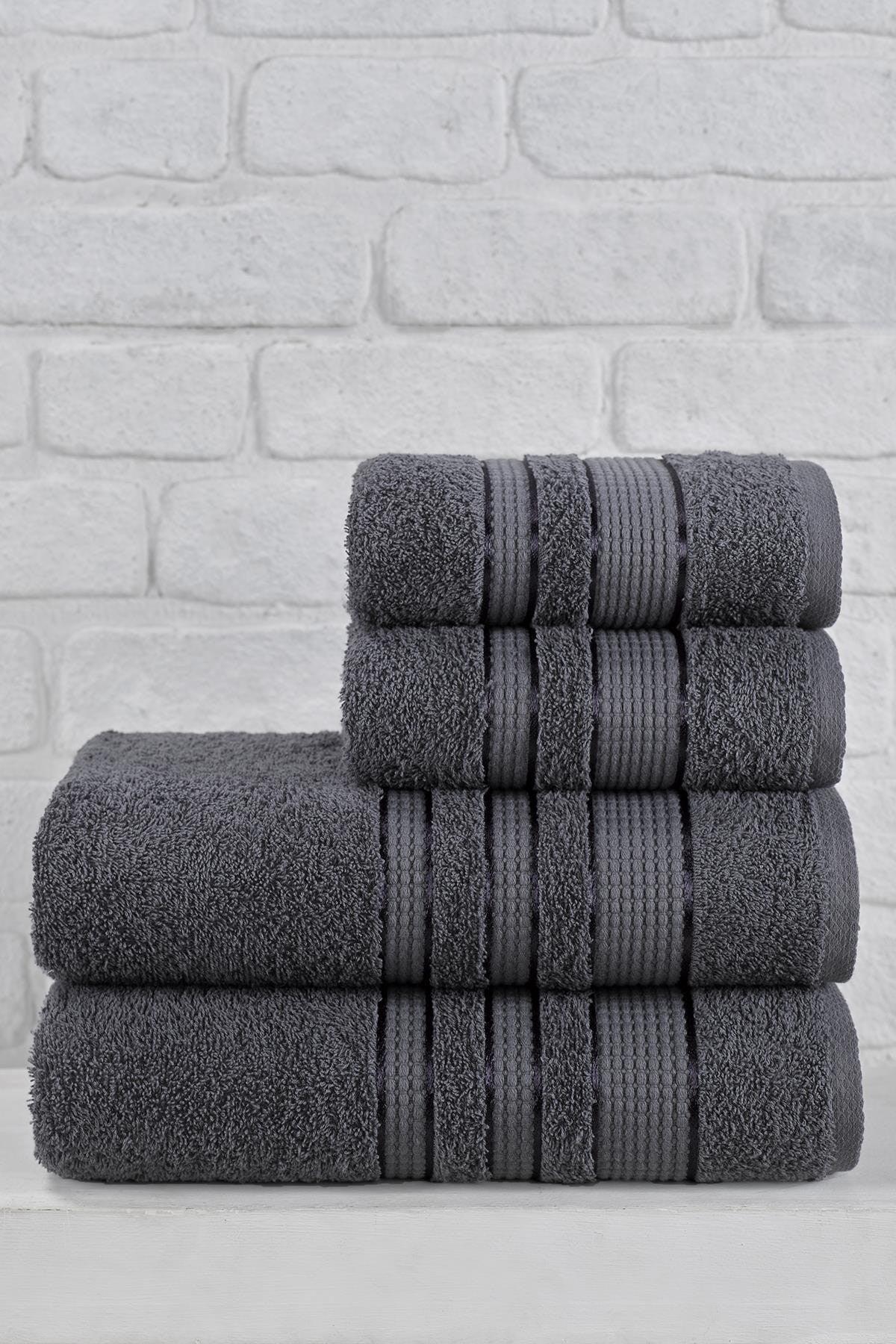 Silky Bath Towel Set of 4