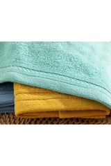 Simple Cotton 3 Pcs Hand Towel 30x30 Cm Ablue-green-yellow - Swordslife