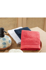 Simple Cotton 3 Pcs Hand Towel 30x30 Cm White-Laviert-Pink - Swordslife