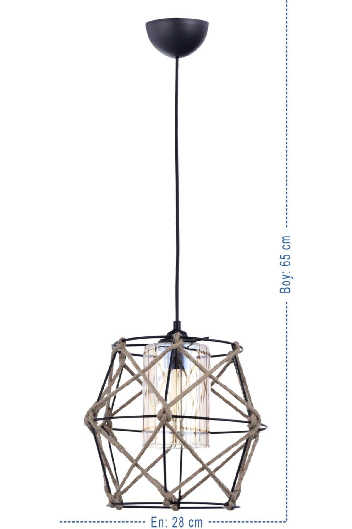 Single Beyza Black Youth Room, Bedroom, Corridor Chandelier - Swordslife