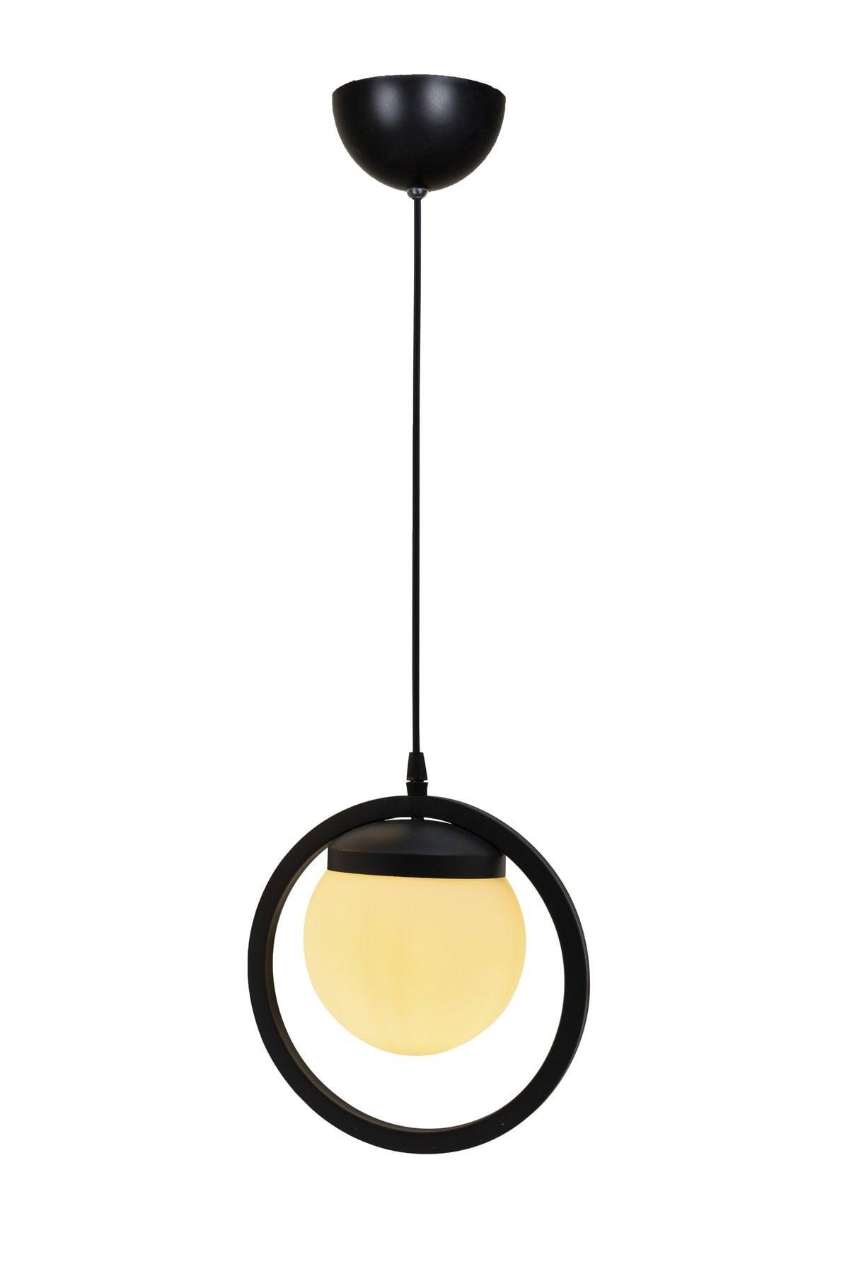 Single Black, White Glass Chandelier-modern-industrial-sarkıt Avize-salon-mutfak-child Room-Gutter Room - Swordslife