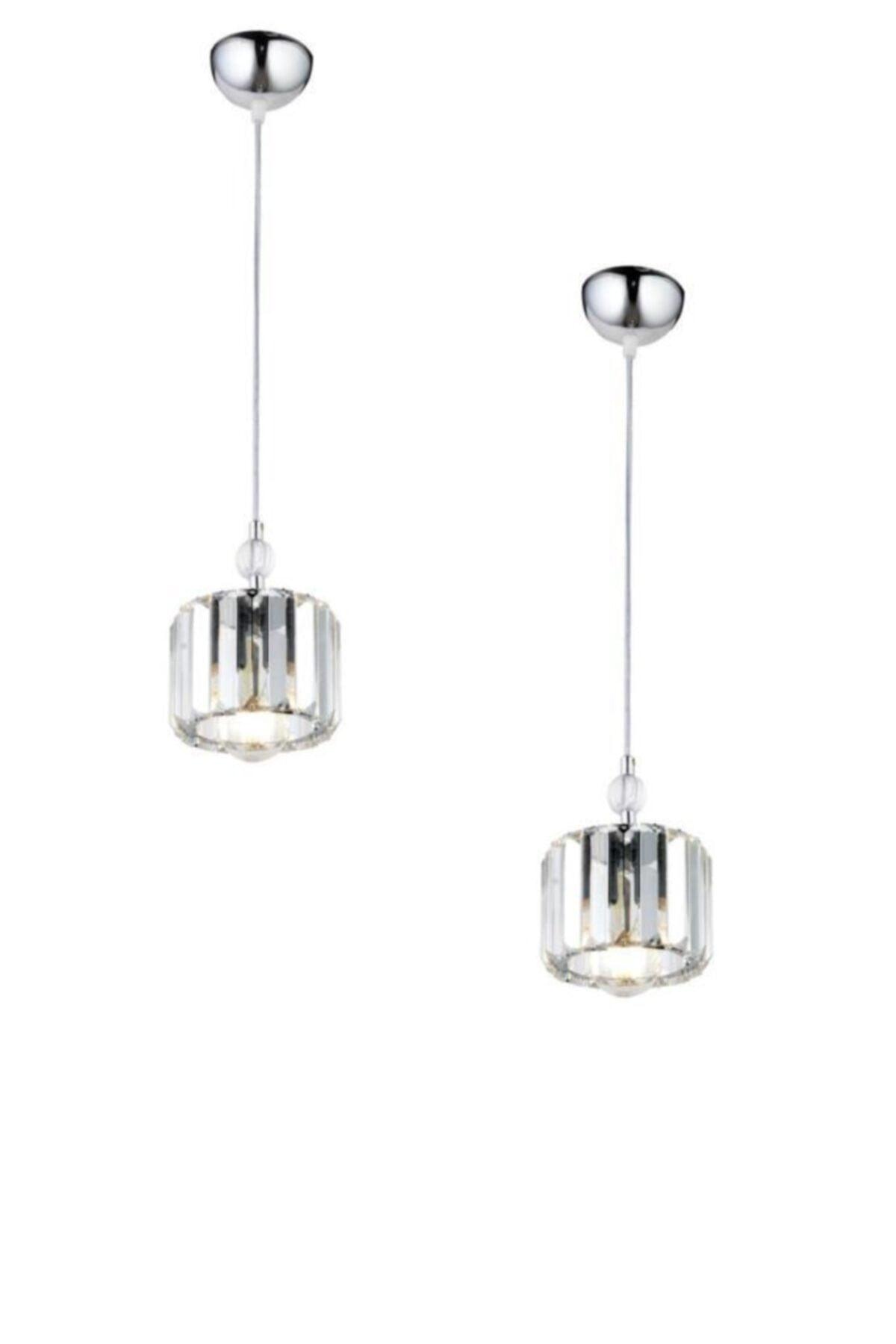 Single Chrome Y-10 2 Stk Stein Installation Kronleuchter - Swordslife